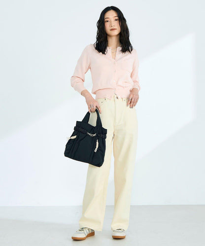 FR刺繡 BASIC 棉混 針織開衫