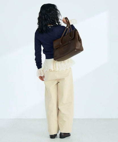 FR刺繡 BASIC 棉混 針織開衫