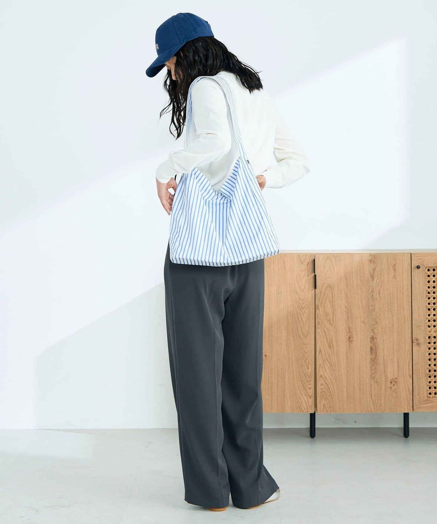 FR刺繡 BASIC 棉混 針織開衫