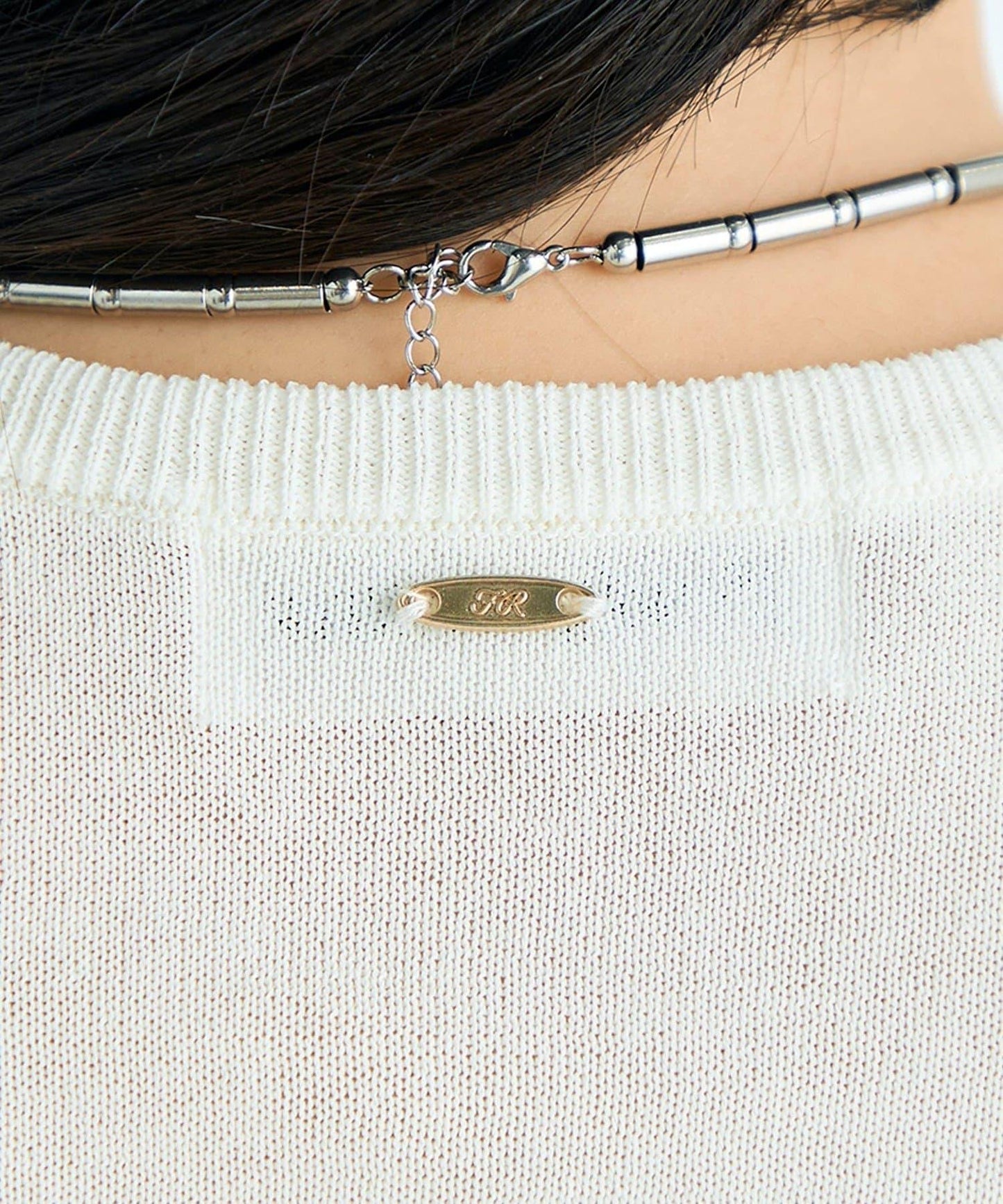 FR刺繡 BASIC 棉混 針織開衫