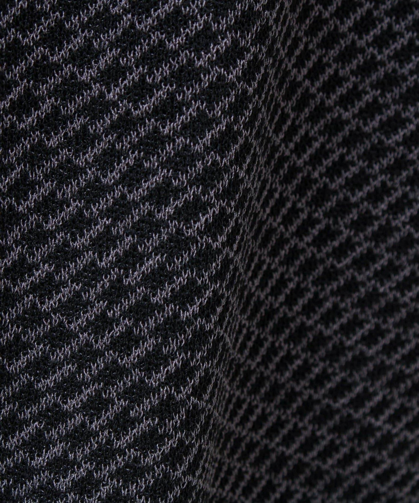 清爽觸感 V領 鳥眼紋 crunchy 針織開衫