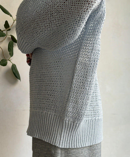 低密度棉針織套頭衫