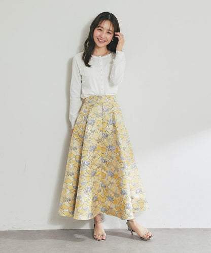 適度利落感 清涼觸感 防曬 珍珠扣 針織開衫