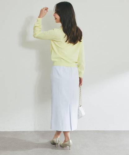 適度利落感 清涼觸感 防曬 珍珠扣 針織開衫