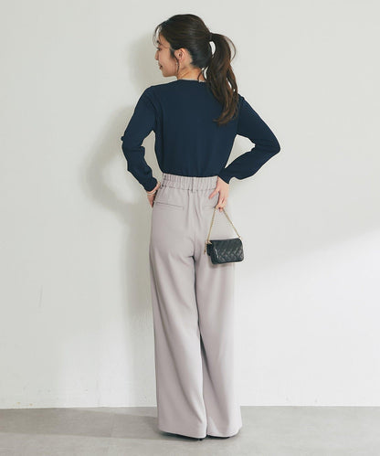 適度利落感 清涼觸感 防曬 珍珠扣 針織開衫