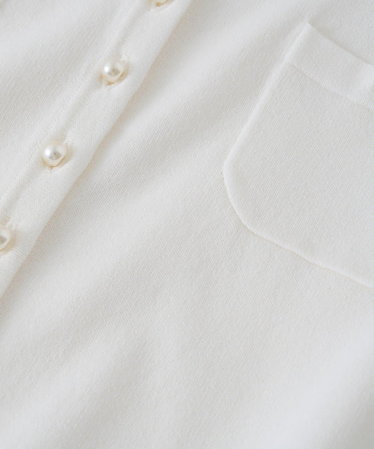 適度利落感 清涼觸感 防曬 珍珠扣 針織開衫