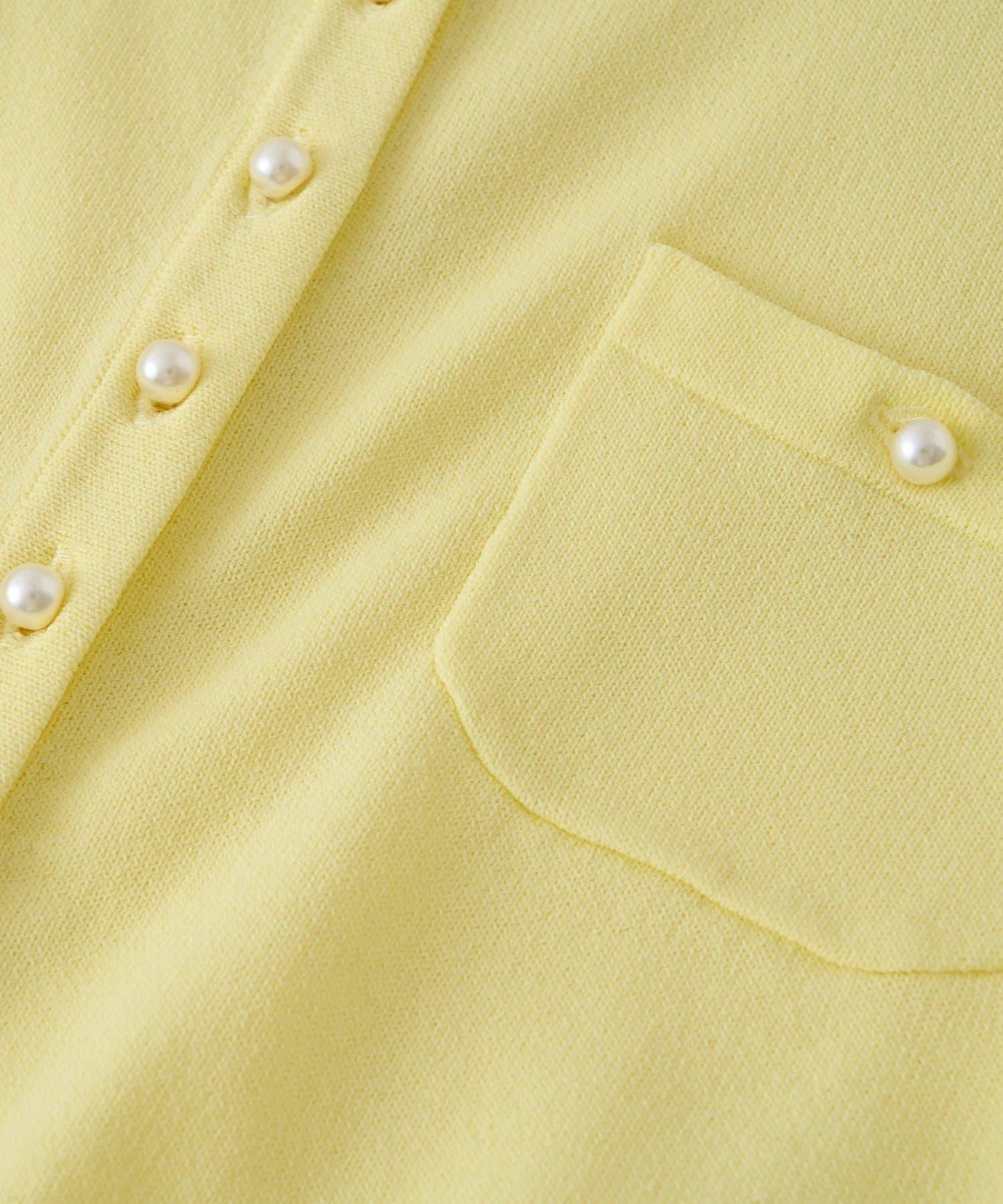 適度利落感 清涼觸感 防曬 珍珠扣 針織開衫