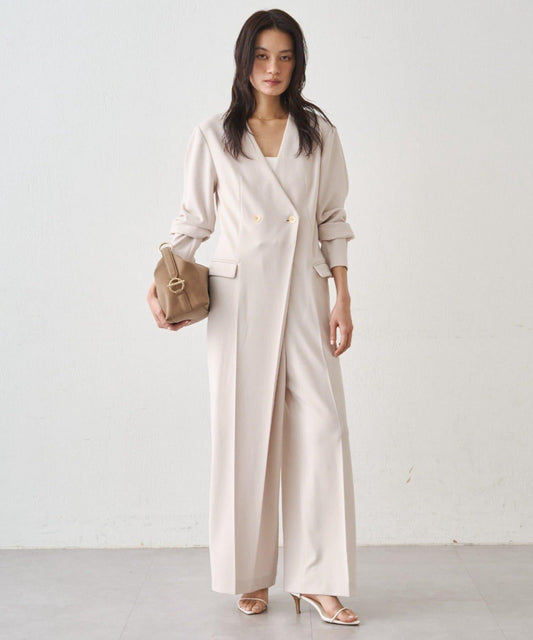 Atelier N5/アトリエヌメロサンク 無領連體褲