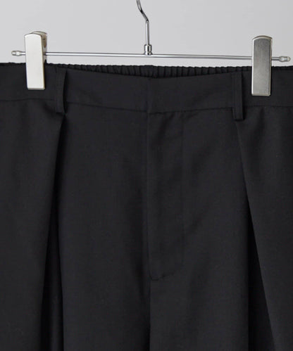 Neucon 交叉褶中線壓褶 闊腿西裝褲（可成套搭配）