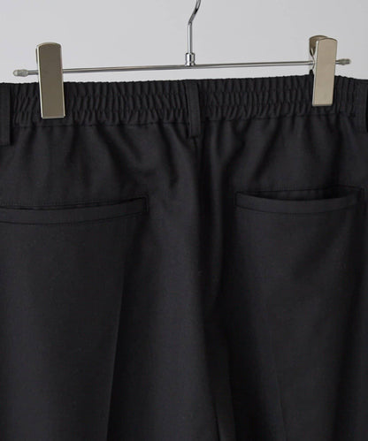 Neucon 交叉褶中線壓褶 闊腿西裝褲（可成套搭配）