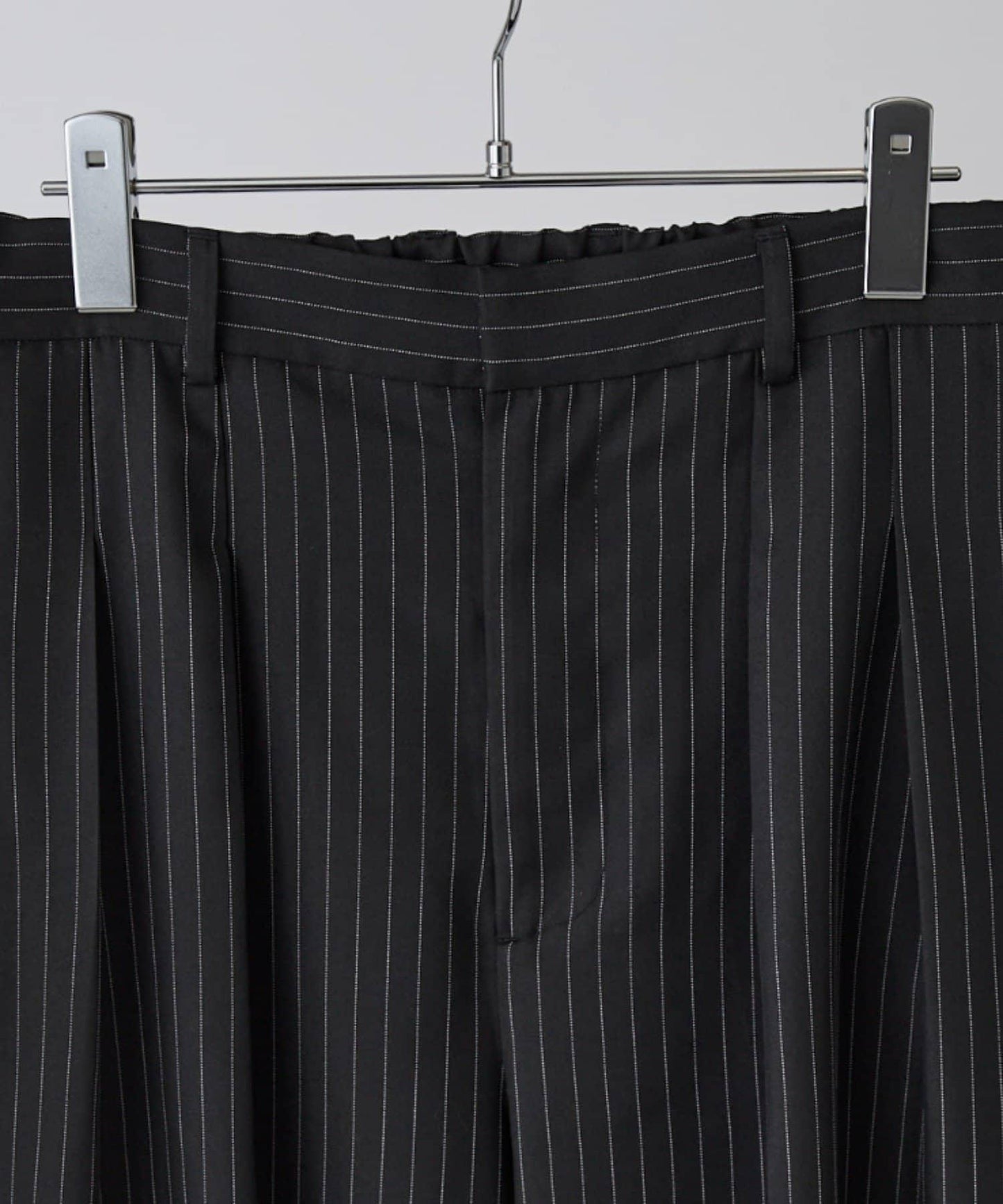 Neucon 細條紋雙褶闊腿西裝褲 套裝可搭配