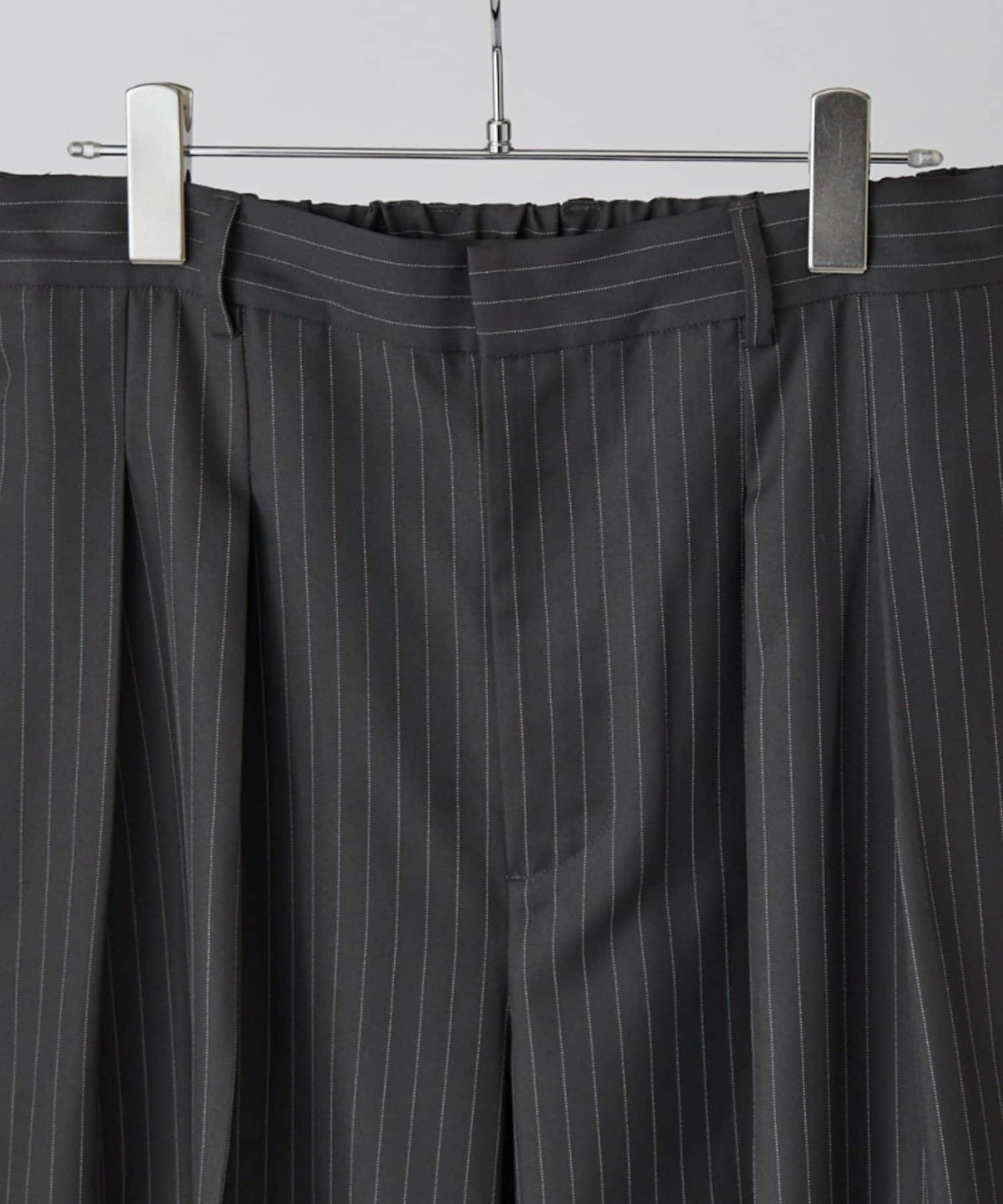 Neucon 細條紋雙褶闊腿西裝褲 套裝可搭配