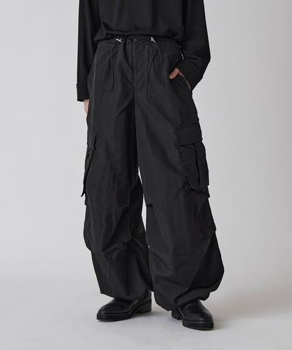 Neucon 尼龍氣球廓形工裝褲（可成套搭配）