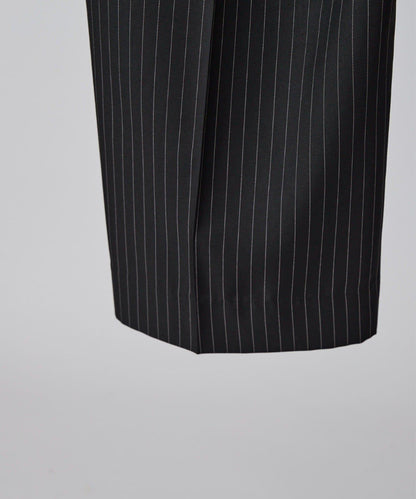 Neucon 細條紋雙褶闊腿西裝褲 套裝可搭配
