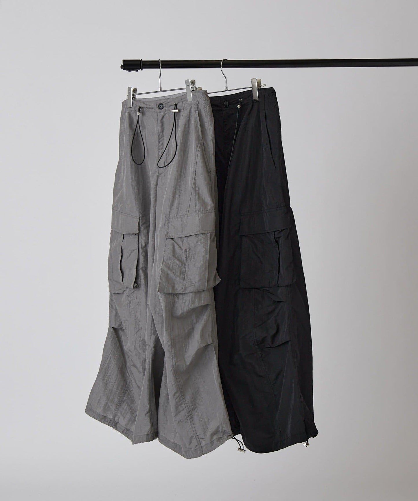Neucon 尼龍氣球廓形工裝褲（可成套搭配）