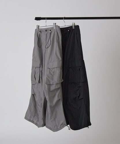 Neucon 尼龍氣球廓形工裝褲（可成套搭配）
