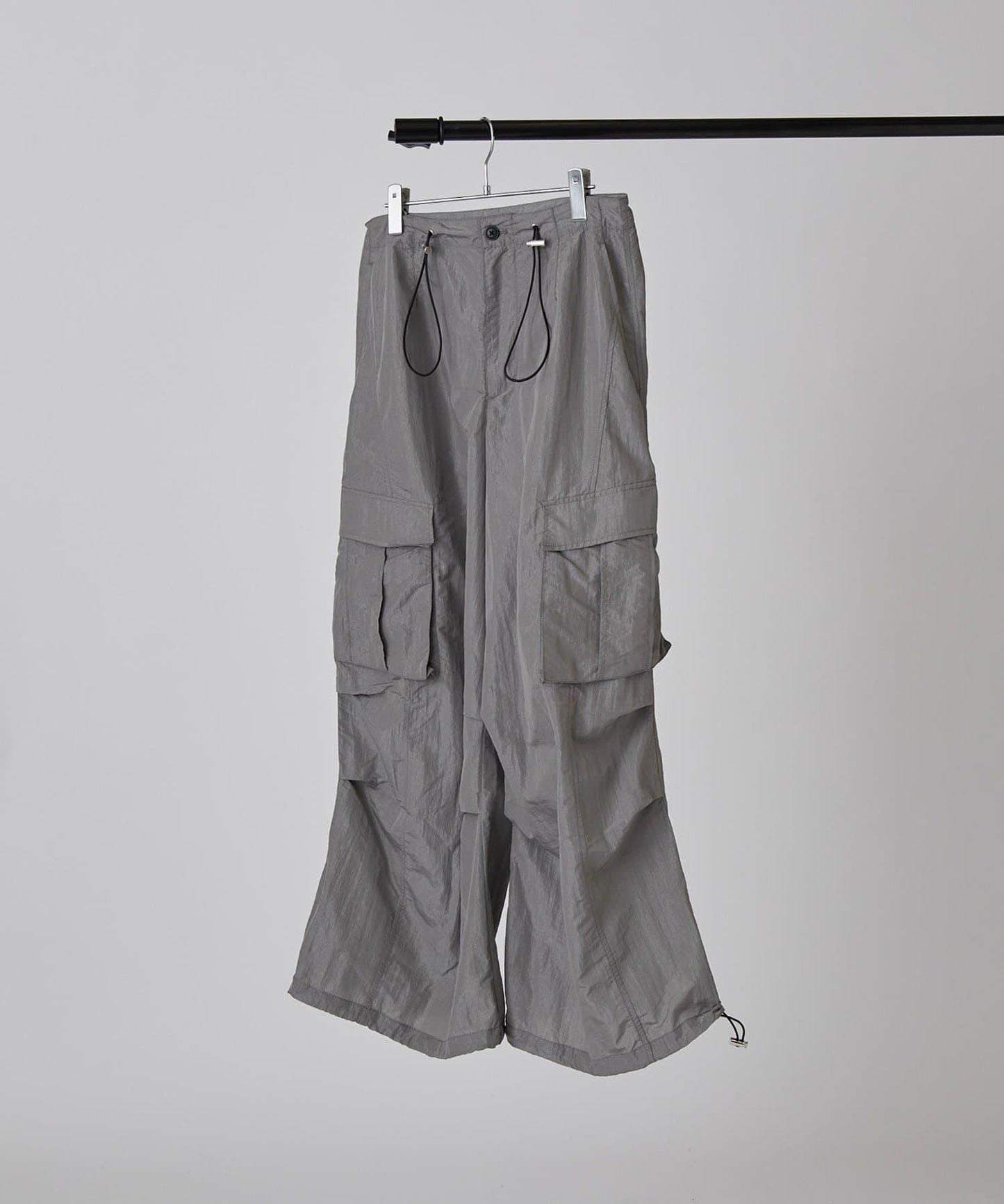 Neucon 尼龍氣球廓形工裝褲（可成套搭配）