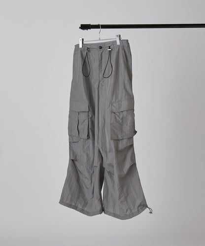 Neucon 尼龍氣球廓形工裝褲（可成套搭配）