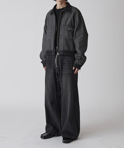 Neucon 復古水洗 可雙面穿 牛仔夾克