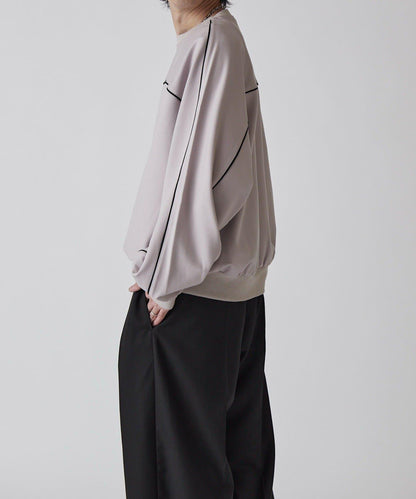 Neucon 拼色滾邊 氣球袖 Ponte針織 套頭衛衣