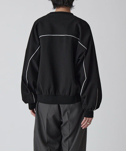 Neucon 拼色滾邊 氣球袖 Ponte針織 套頭衛衣