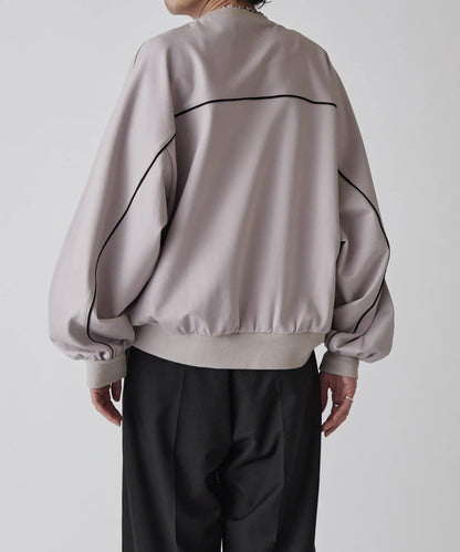 Neucon 拼色滾邊 氣球袖 Ponte針織 套頭衛衣