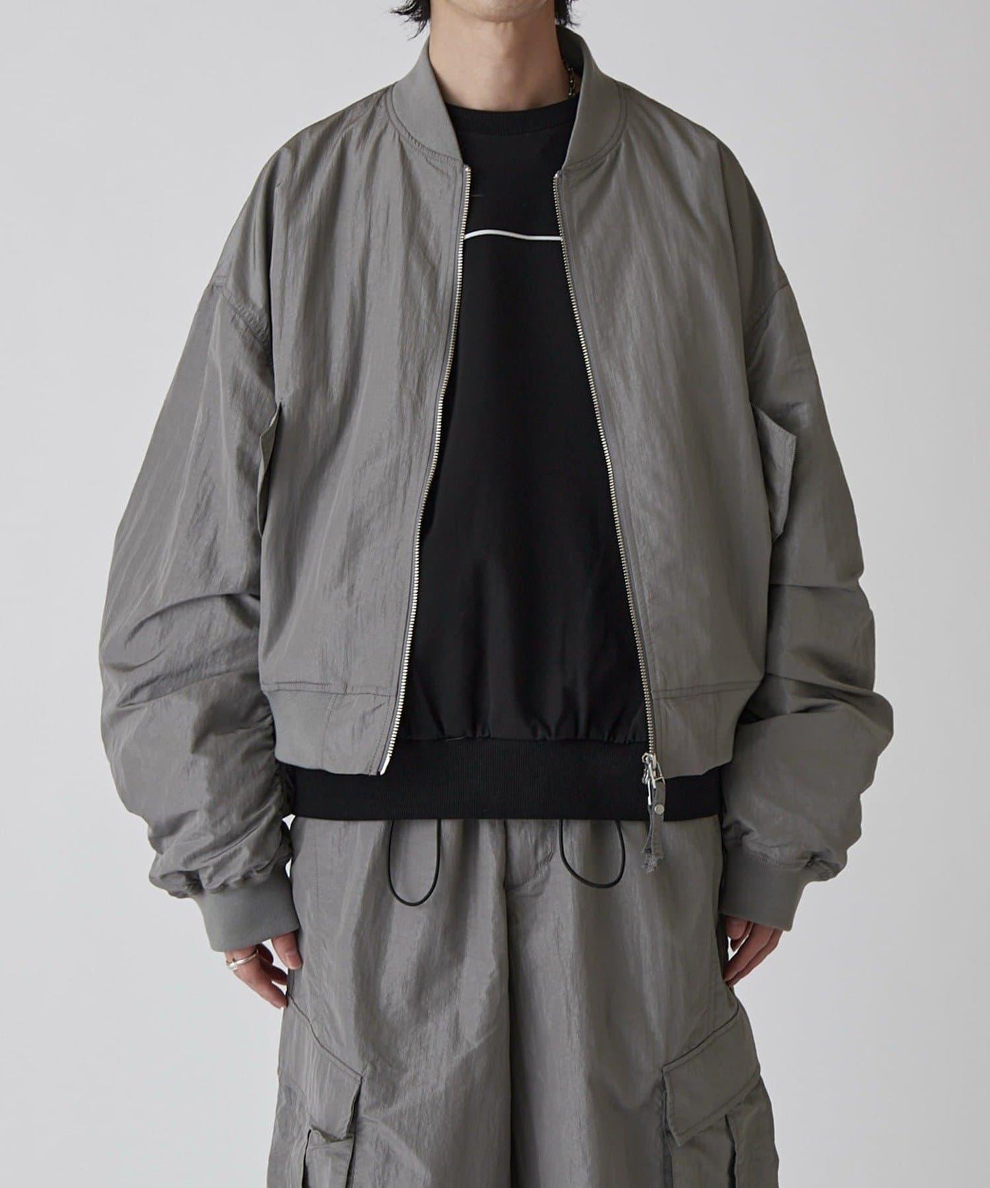 Neucon 尼龍MA-1版型夾克 可成套搭配