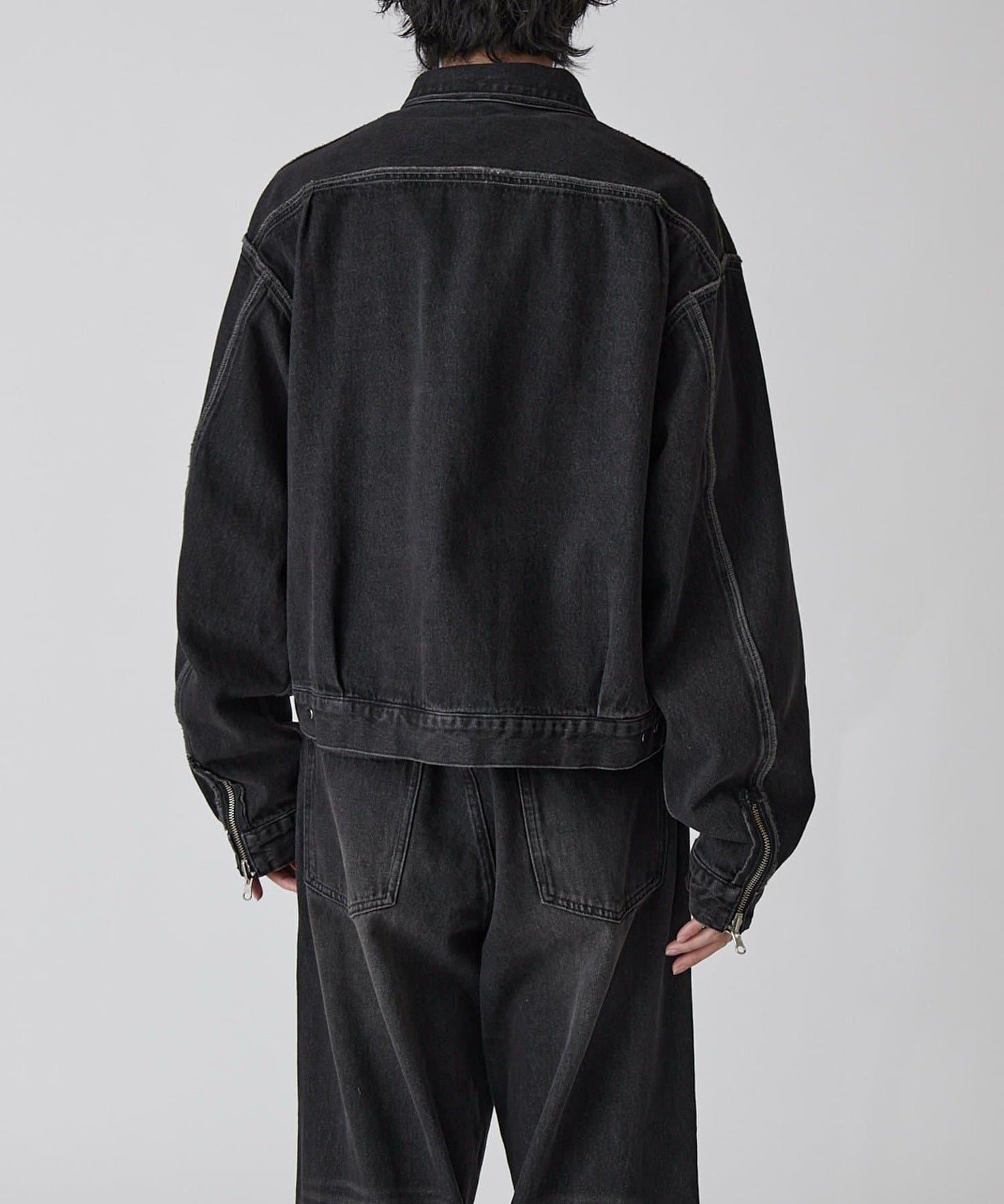 Neucon 復古水洗 可雙面穿 牛仔夾克