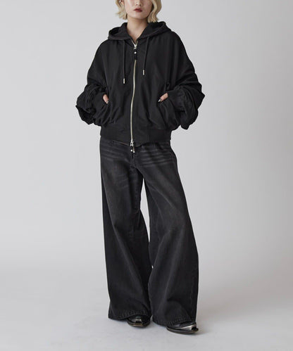 Neucon 尼龍MA-1版型夾克 可成套搭配