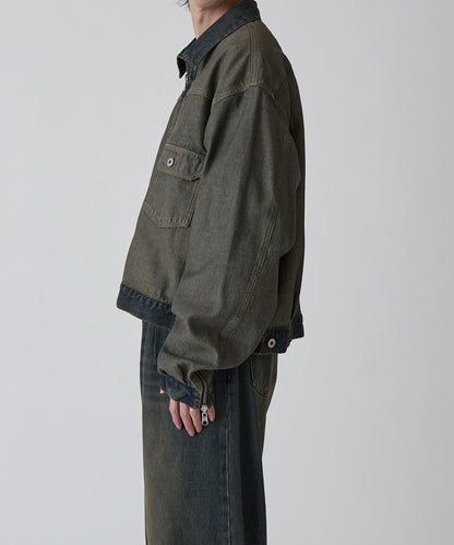 Neucon 復古水洗 可雙面穿 牛仔夾克