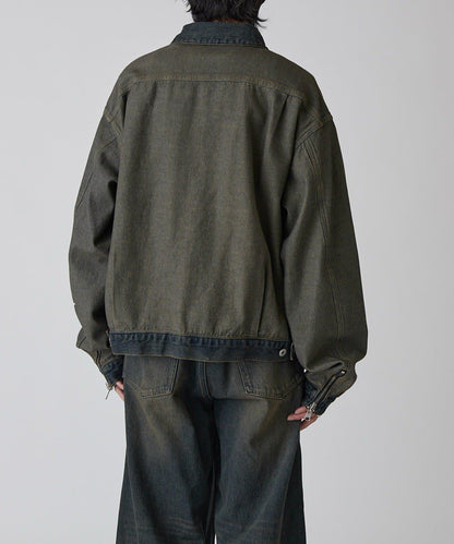 Neucon 復古水洗 可雙面穿 牛仔夾克