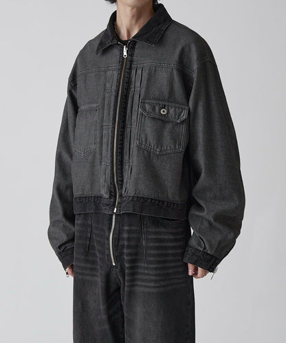 Neucon 復古水洗 可雙面穿 牛仔夾克