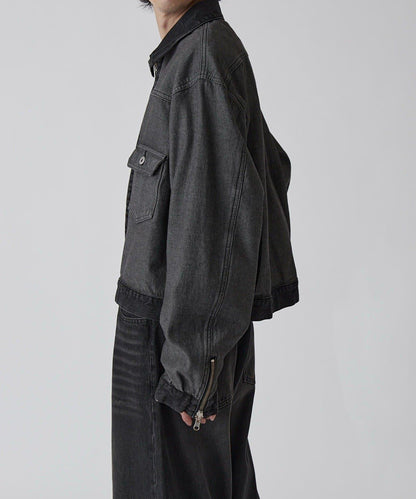 Neucon 復古水洗 可雙面穿 牛仔夾克