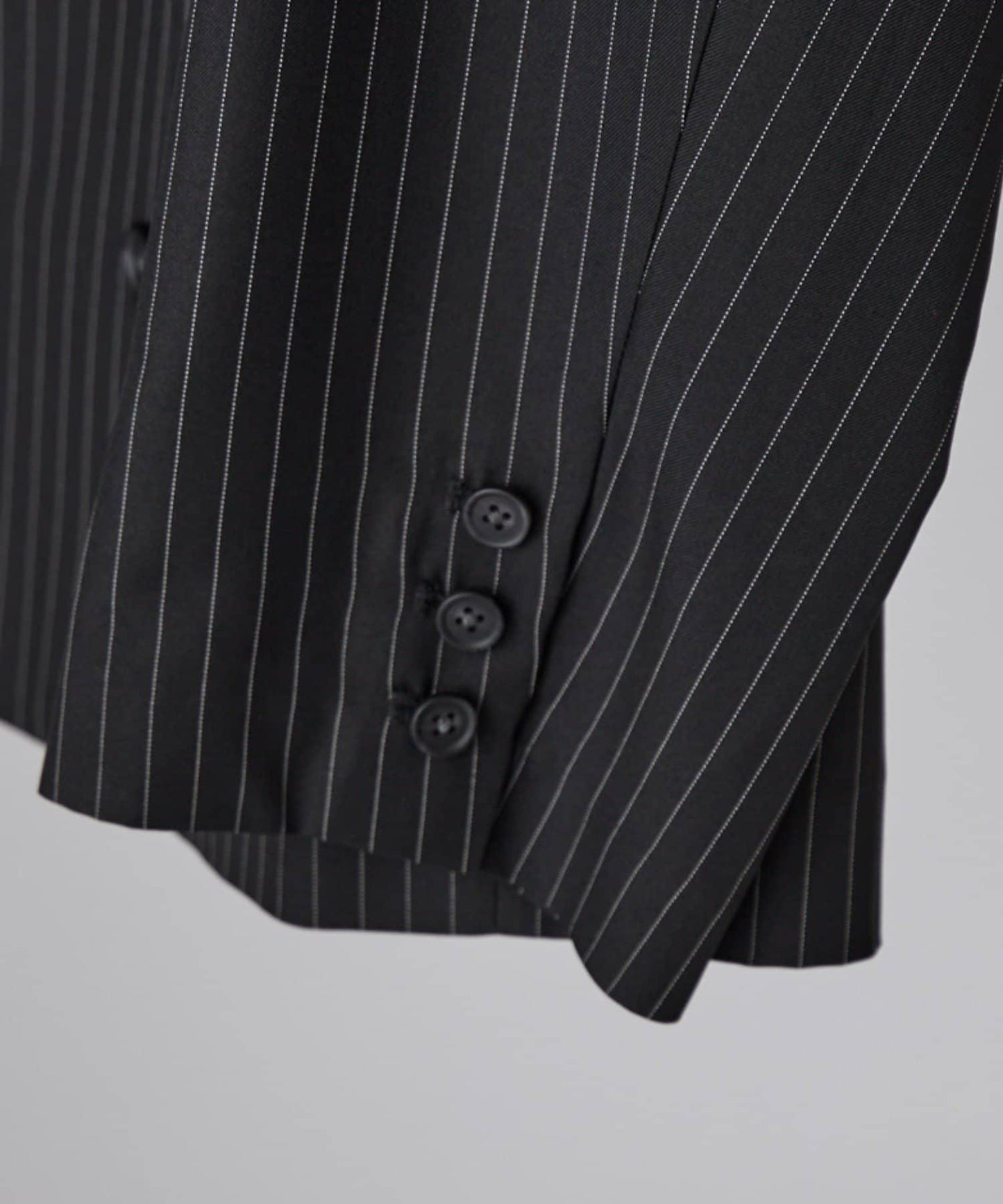 Neucon 細條紋寬鬆雙排扣設計 可成套搭配 夾克