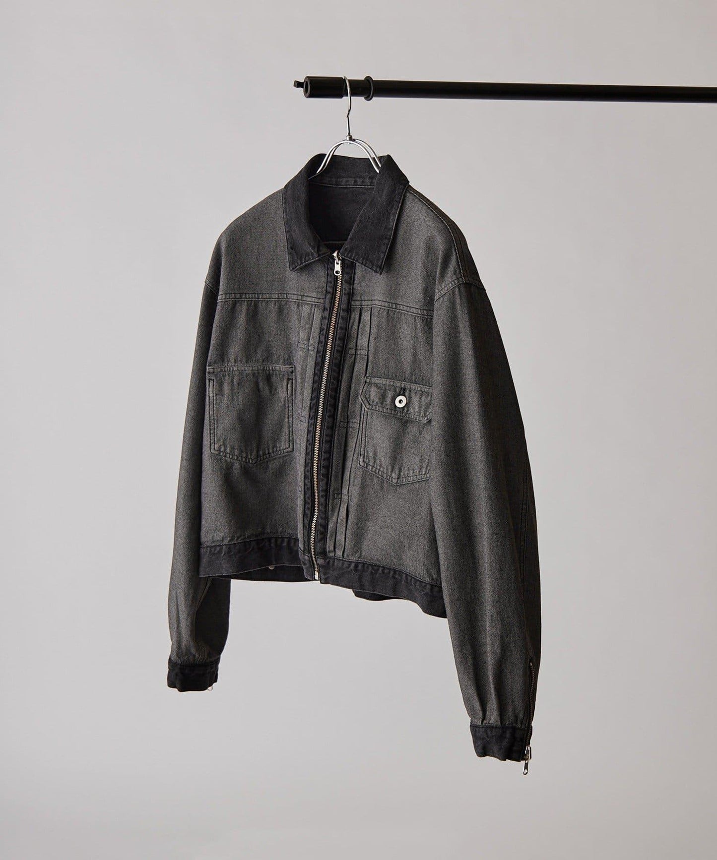 Neucon 復古水洗 可雙面穿 牛仔夾克