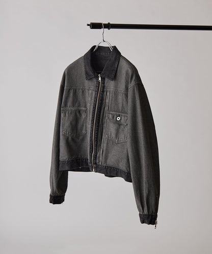 Neucon 復古水洗 可雙面穿 牛仔夾克