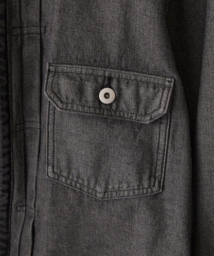 Neucon 復古水洗 可雙面穿 牛仔夾克