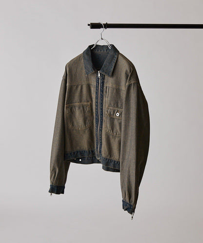 Neucon 復古水洗 可雙面穿 牛仔夾克
