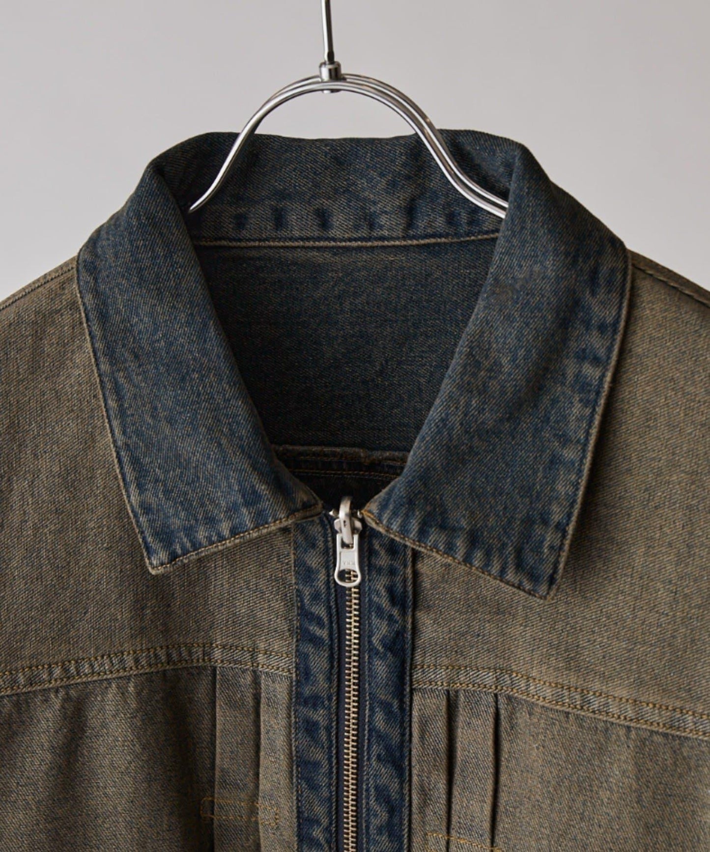 Neucon 復古水洗 可雙面穿 牛仔夾克