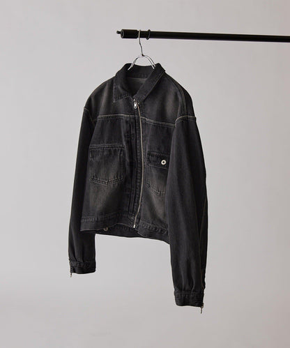 Neucon 復古水洗 可雙面穿 牛仔夾克