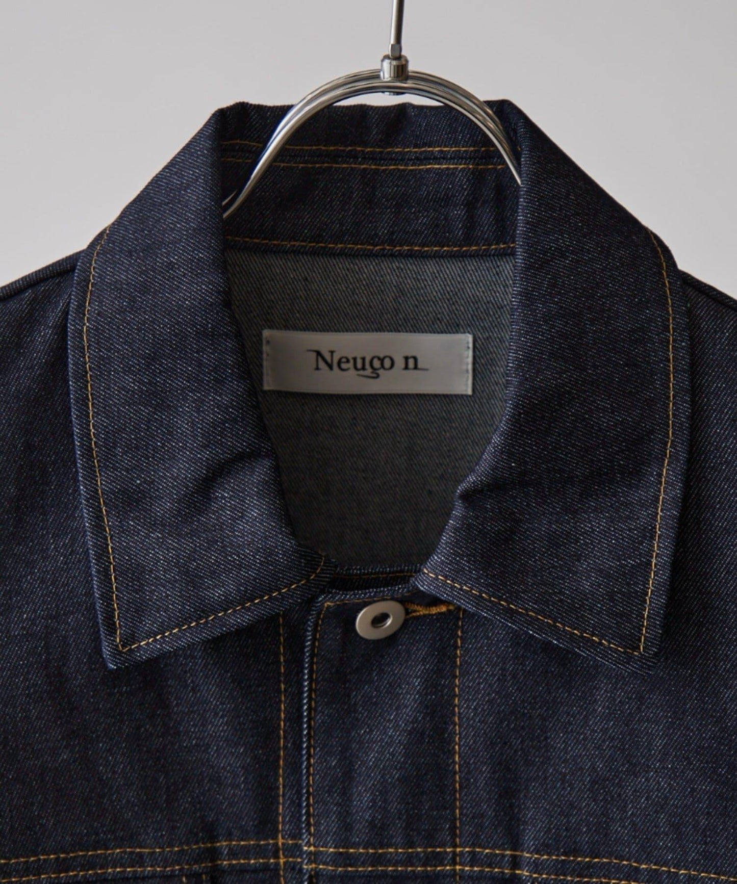 Neucon 卷邊褶設計 短款 牛仔夾克（可成套搭配）