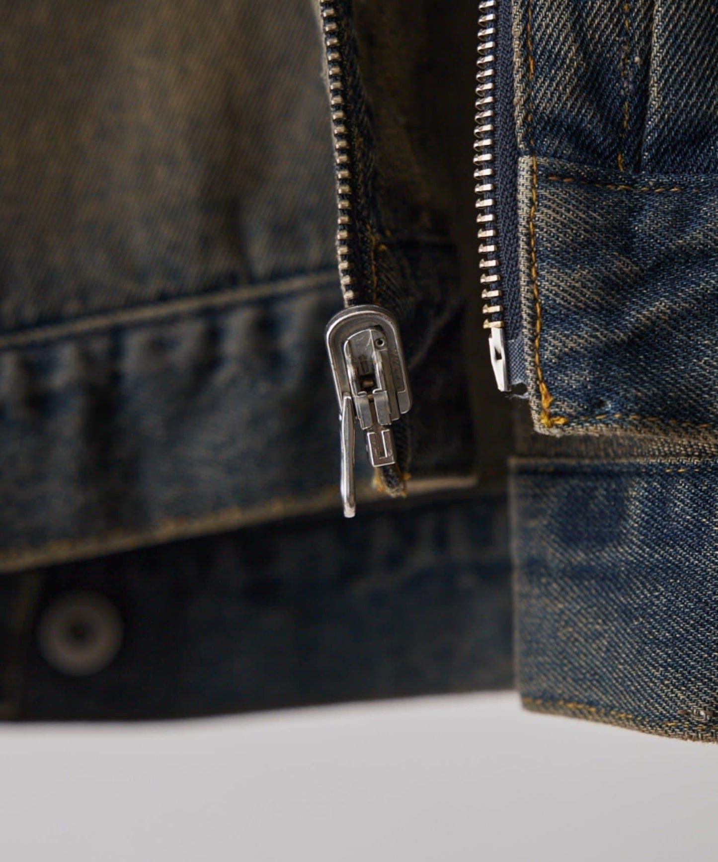 Neucon 復古水洗 可雙面穿 牛仔夾克