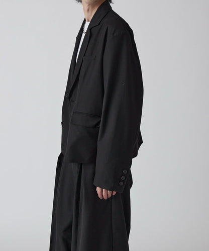 Neucon 箱型寬鬆短款雙排扣設計 夾克（可成套搭配）