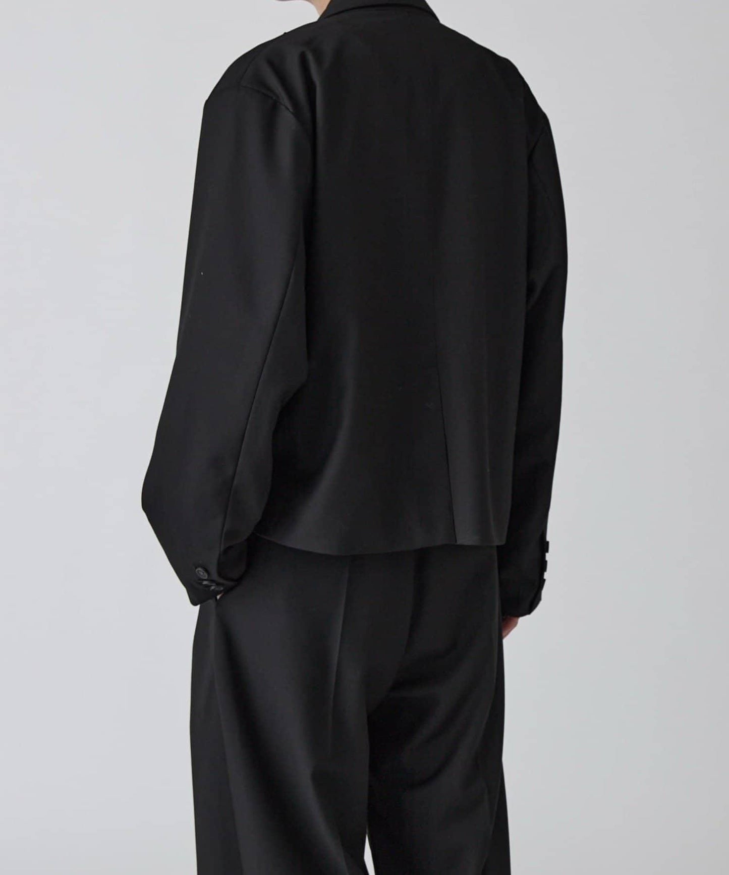 Neucon 箱型寬鬆短款雙排扣設計 夾克（可成套搭配）