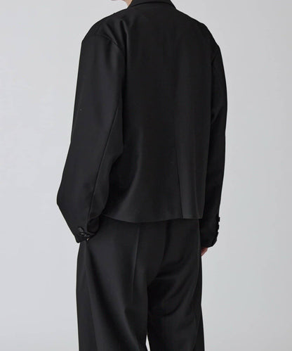 Neucon 箱型寬鬆短款雙排扣設計 夾克（可成套搭配）