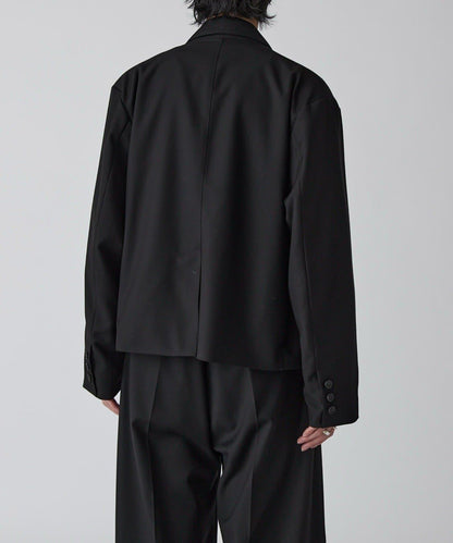 Neucon 箱型寬鬆短款雙排扣設計 夾克（可成套搭配）