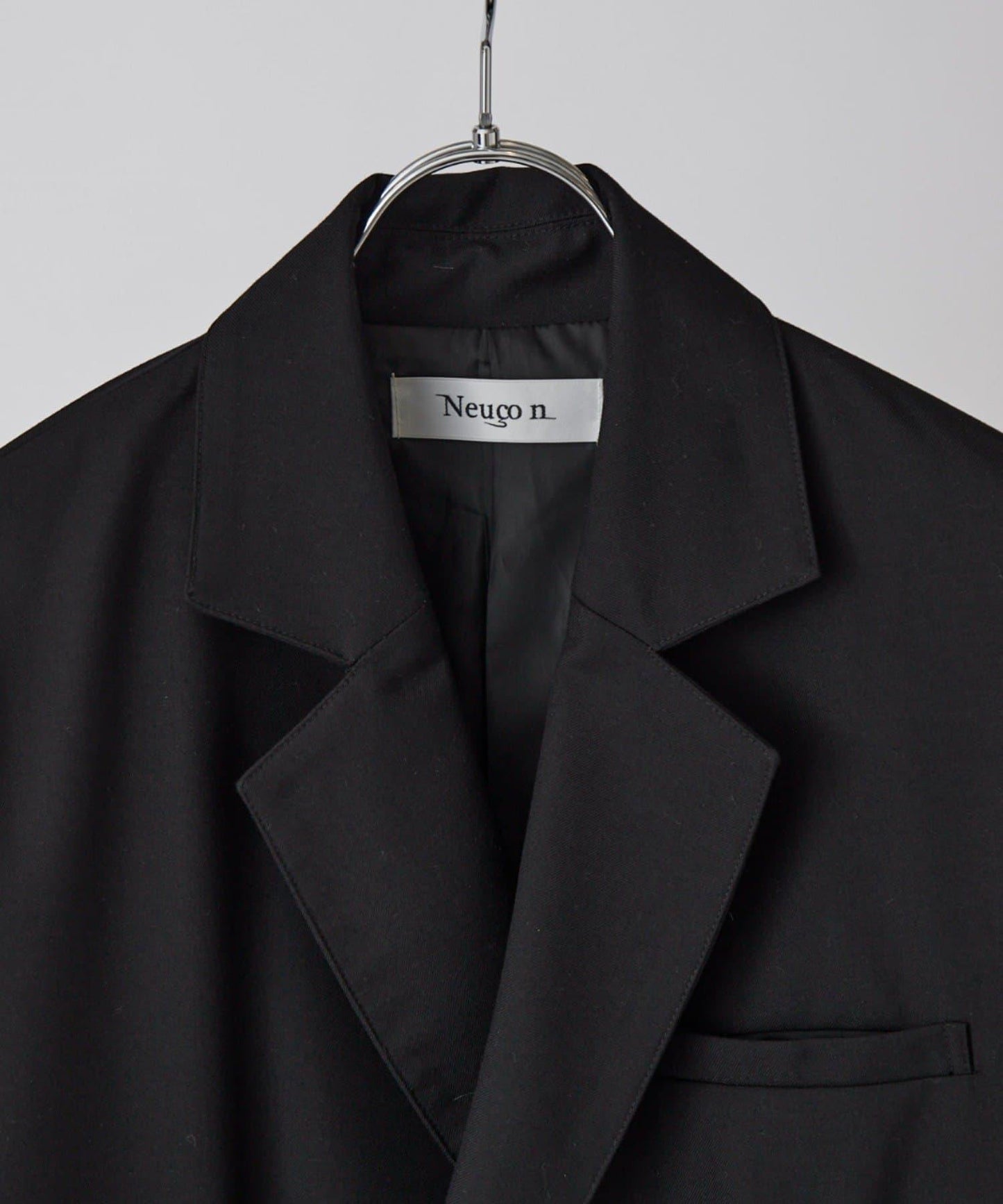 Neucon 箱型寬鬆短款雙排扣設計 夾克（可成套搭配）