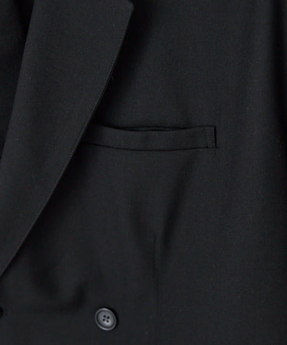 Neucon 箱型寬鬆短款雙排扣設計 夾克（可成套搭配）