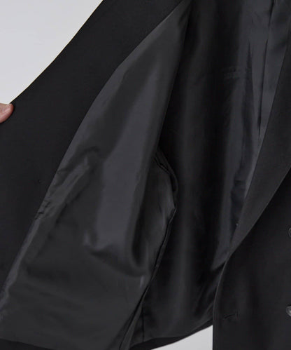 Neucon 箱型寬鬆短款雙排扣設計 夾克（可成套搭配）