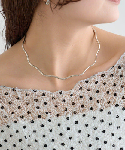 【Lara】 WAVE 波浪設計頸鍊